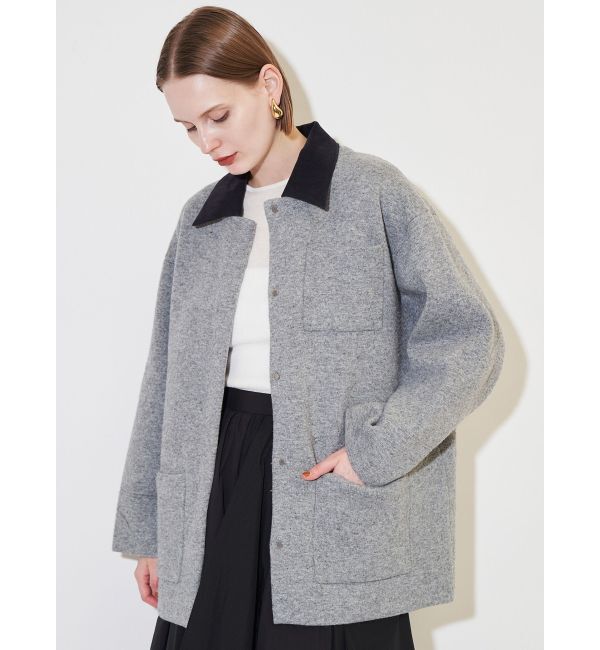 ELENDEEK「BICOLOR KNIT JK」|ブルゾン・スタジャン|