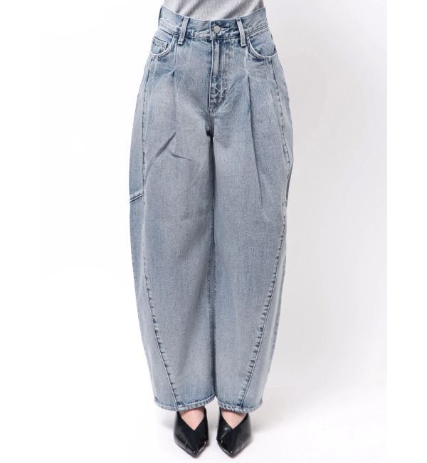 ELENDEEK「PANEL TUK DENIM WIDE PT」|デニム|