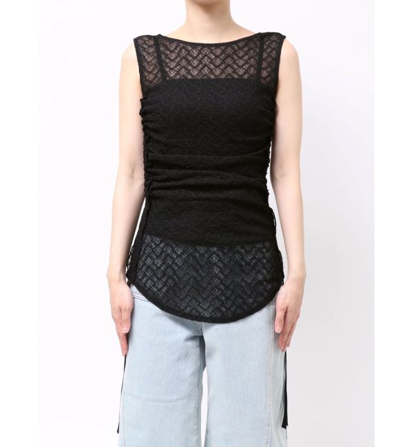 LAGUNAMOON「ドロストレースカットトップス」|Tシャツ・カットソー|
