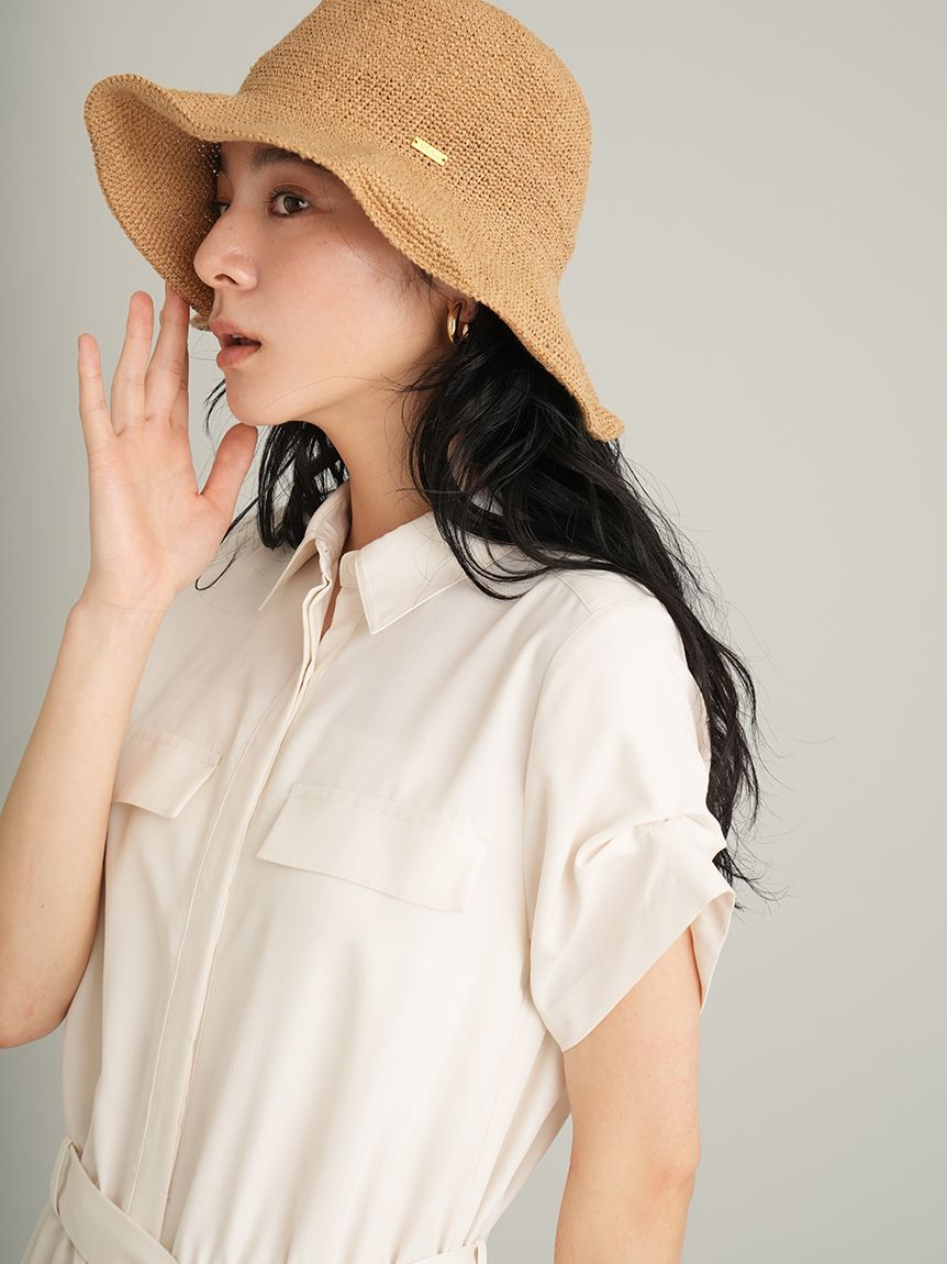 Mila Owen「【ウォッシャブル】シャツナローワンピース」|ワンピース|