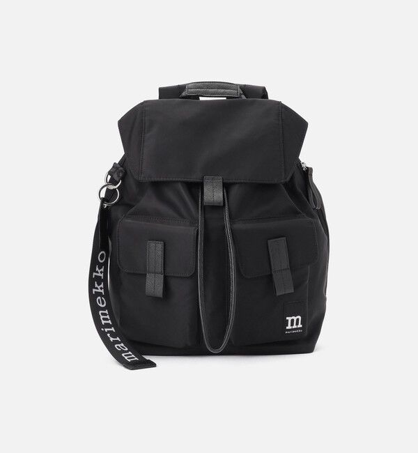 Marimekko「Everything Backpack L Solid バックパック」|リュック|ブラック