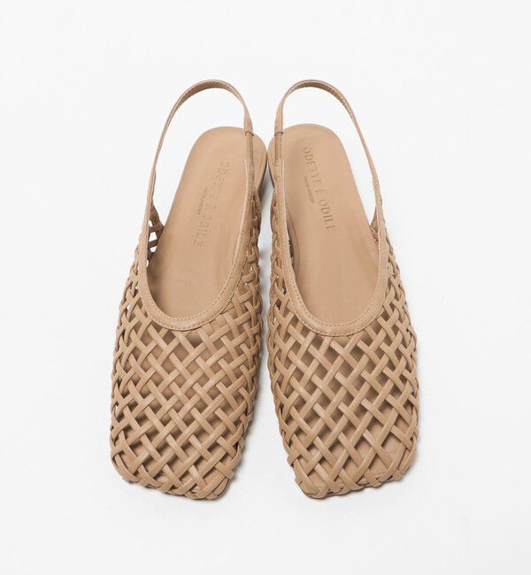 ODETTE E ODILE「メッシュバックベルト フラット20&uarr;」|その他|BEIGE