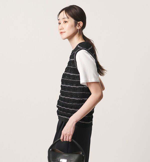 UNITED ARROWS「YTM ラメ ベスト ‐ウォッシャブル‐」|ベスト・ジレ|