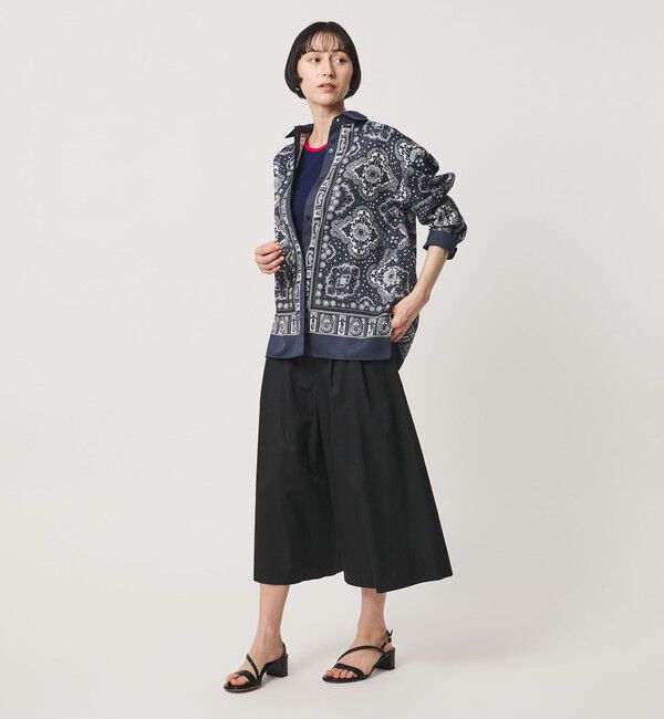 UNITED ARROWS「スカーフ プリント シャツ ‐ウォッシャブル‐」|シャツ・ブラウス|