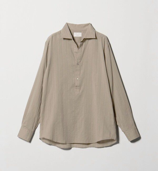 UNITED ARROWS「コードストライプ プルオーバー シャツ」|シャツ・ブラウス|
