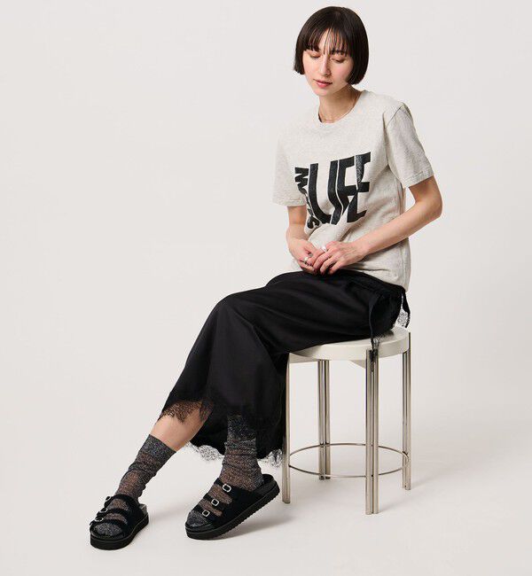 UNITED ARROWS「ビジュー 3ライン ミュール」|サンダル|