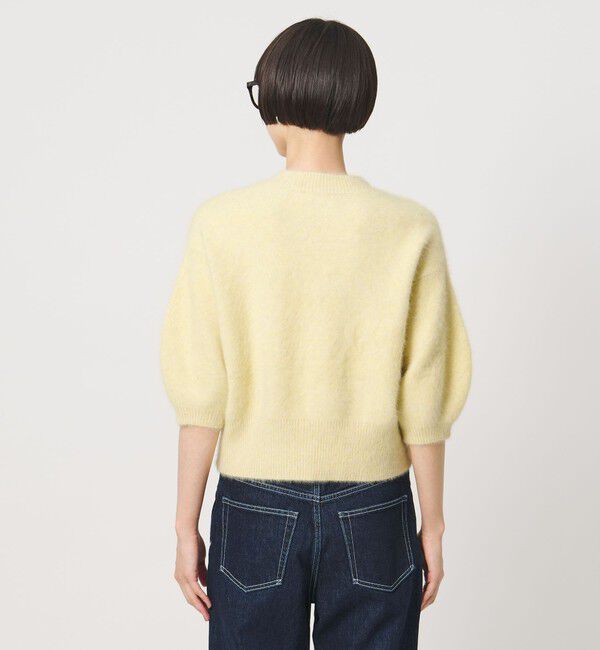 UNITED ARROWS「フォックスカシミヤ パフスリーブ ニット」|ニット・セーター|
