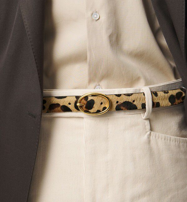 UNITED ARROWS「【別注】＜Anderson&rsquo;s＞ オーバルバックル ベルト 25MM」|ベルト|
