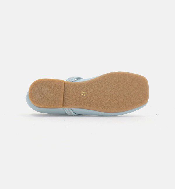 UNITED ARROWS green label relaxing「スクエアリボン フラットシューズ / キッズ  17cm-23cm」|バレエシューズ|