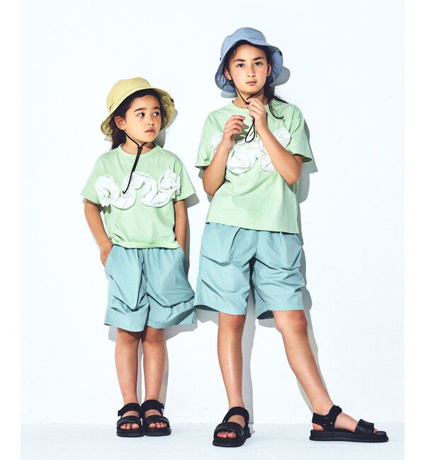 UNITED ARROWS green label relaxing「【スタメンシリーズ】フリル Tシャツ / キッズ  100cm-160cm」|Tシャツ・カットソー|LIME