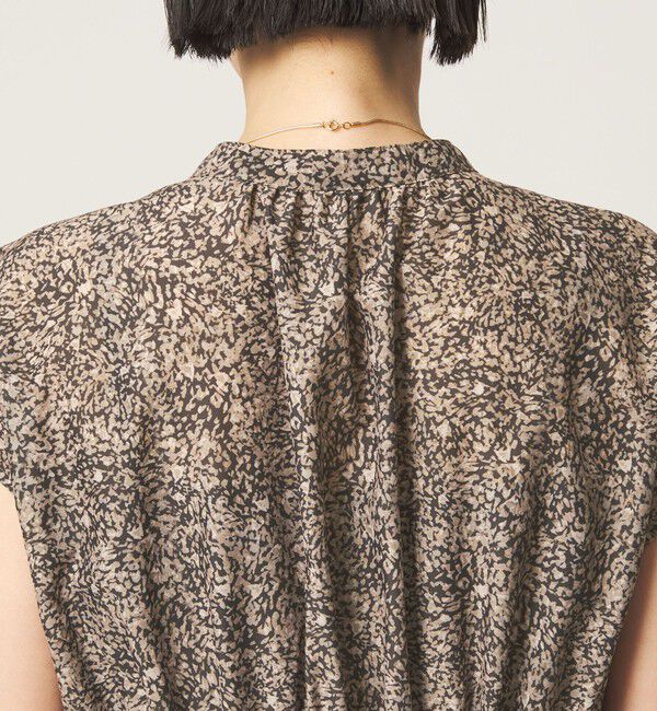 UNITED ARROWS green label relaxing「シアー タック フレア フレンチスリーブ ワンピース」|ワンピース|