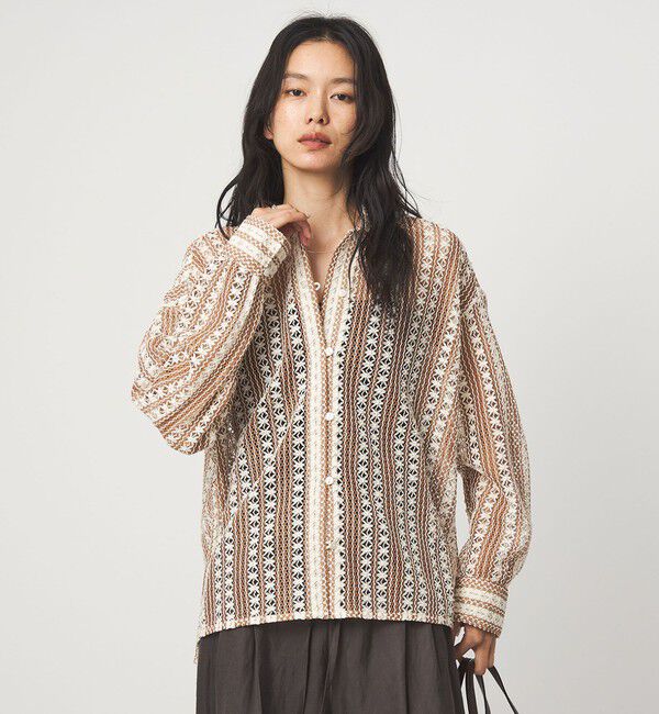 UNITED ARROWS green label relaxing「カラミレース シャツ」|シャツ・ブラウス|