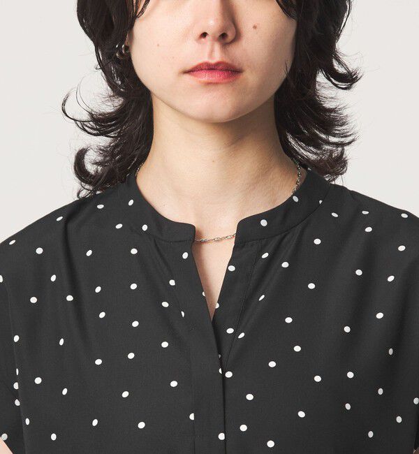 UNITED ARROWS green label relaxing「［size SHORT/TALLあり］全方位映えプリーツワンピ ドット」|ワンピース|
