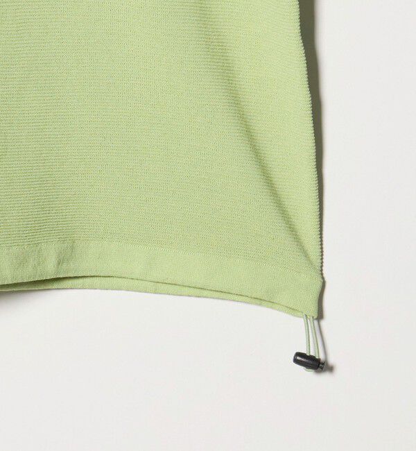 UNITED ARROWS green label relaxing「ガーター ドローコード 半袖 クルーネック ニット -ウォッシャブル・UVカット・遮熱-」|Tシャツ・カットソー|