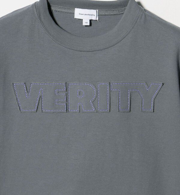 UNITED ARROWS green label relaxing「ロゴ アップリケ Tシャツ / キッズ 100cm-130cm」|Tシャツ・カットソー|