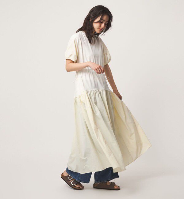 UNITED ARROWS green label relaxing「タフタ ドッキング ワンピース」|ワンピース|