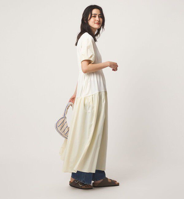 UNITED ARROWS green label relaxing「タフタ ドッキング ワンピース」|ワンピース|