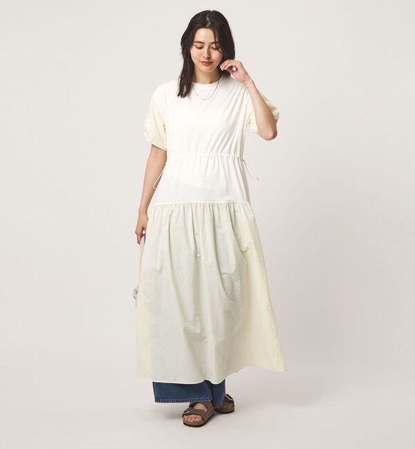 UNITED ARROWS green label relaxing「タフタ ドッキング ワンピース」|ワンピース|