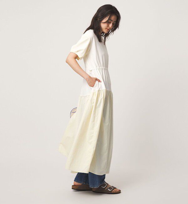 UNITED ARROWS green label relaxing「タフタ ドッキング ワンピース」|ワンピース|