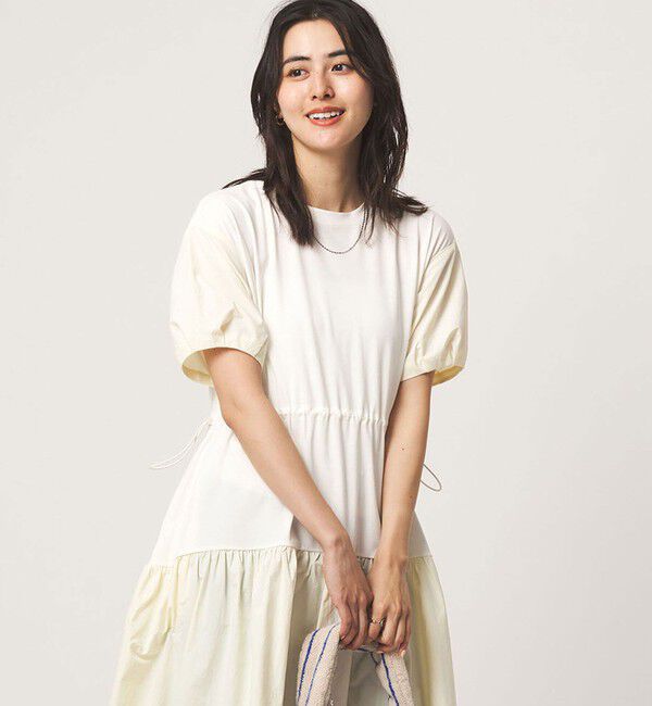 UNITED ARROWS green label relaxing「タフタ ドッキング ワンピース」|ワンピース|