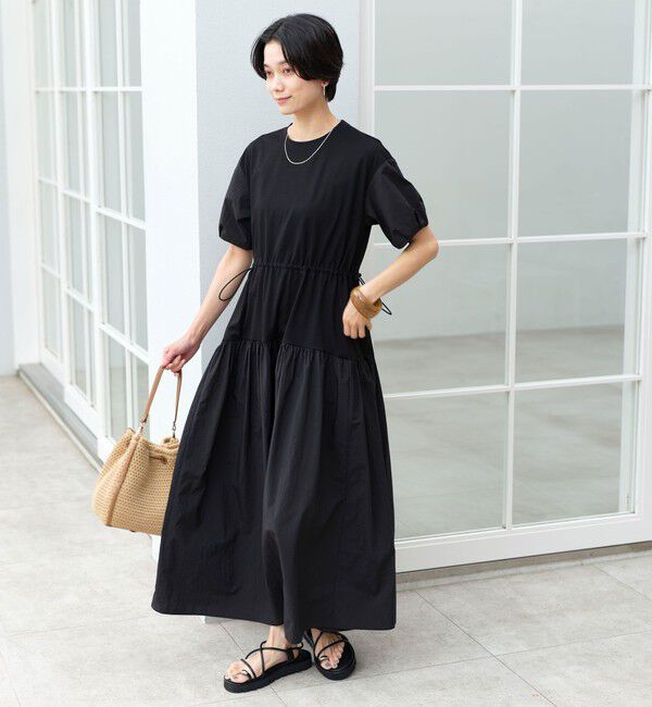 UNITED ARROWS green label relaxing「タフタ ドッキング ワンピース」|ワンピース|