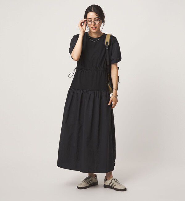 UNITED ARROWS green label relaxing「タフタ ドッキング ワンピース」|ワンピース|