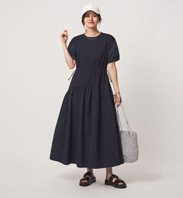 UNITED ARROWS green label relaxing「タフタ ドッキング ワンピース」|ワンピース|