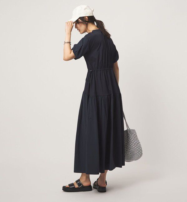 UNITED ARROWS green label relaxing「タフタ ドッキング ワンピース」|ワンピース|