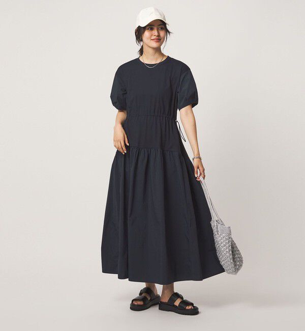UNITED ARROWS green label relaxing「タフタ ドッキング ワンピース」|ワンピース|