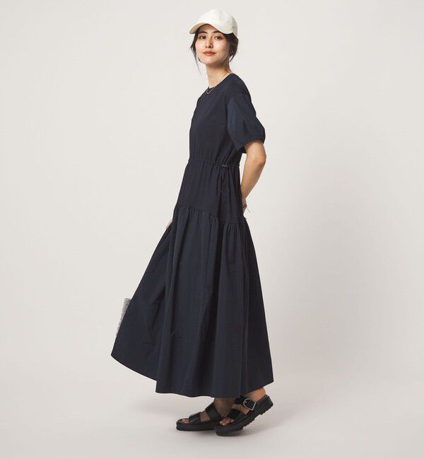 UNITED ARROWS green label relaxing「タフタ ドッキング ワンピース」|ワンピース|