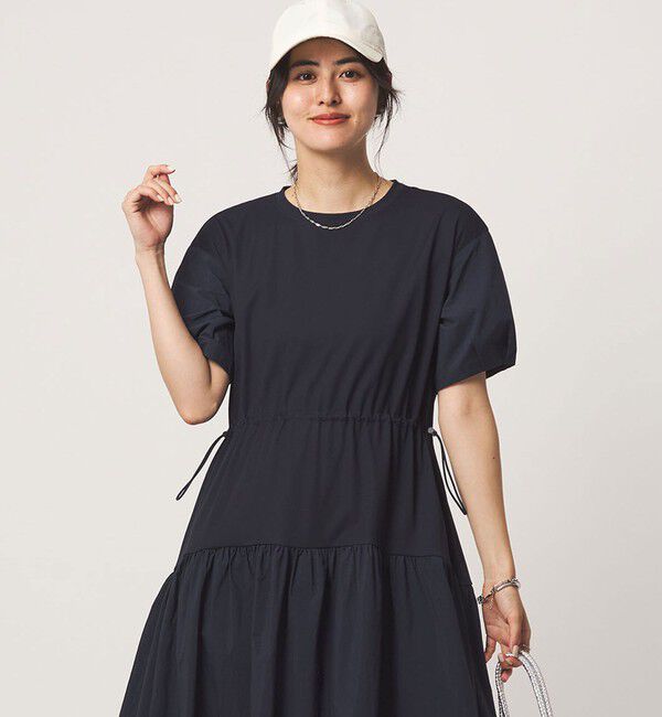 UNITED ARROWS green label relaxing「タフタ ドッキング ワンピース」|ワンピース|