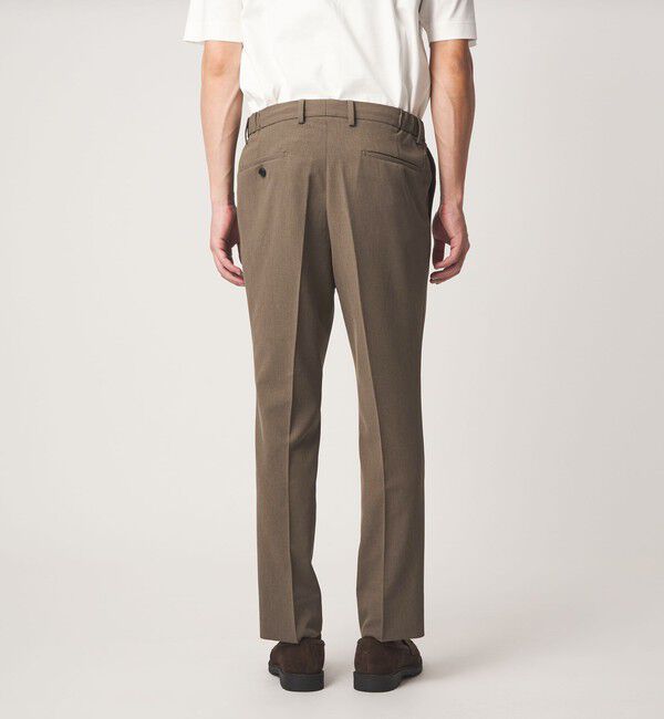 UNITED ARROWS green label relaxing「A+ air メッシュ スタンダード 1プリーツ スラックス -ストレッチ・吸水速乾-」|スラックス|