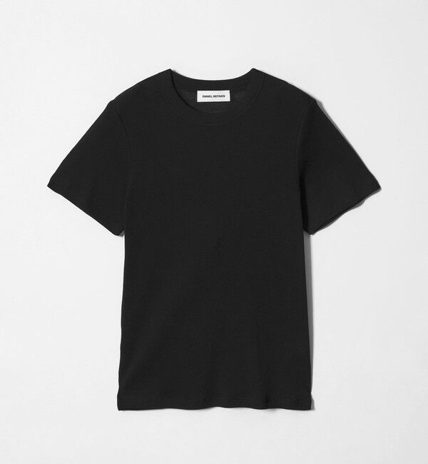 EMMEL REFINES「＜EMMEL REFINES＞EM シアーテレコ クルーネック Tシャツ」|Tシャツ・カットソー|