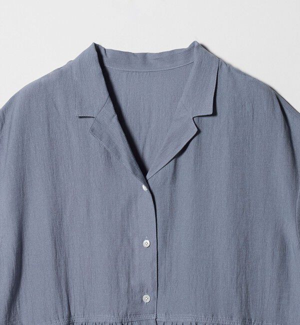 UNITED ARROWS green label relaxing「【WEB限定】＜at ease＞ペプラム ブラウス」|シャツ・ブラウス|
