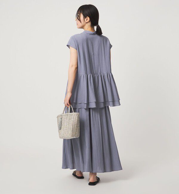 UNITED ARROWS green label relaxing「【WEB限定】＜at ease＞ペプラム ブラウス」|シャツ・ブラウス|