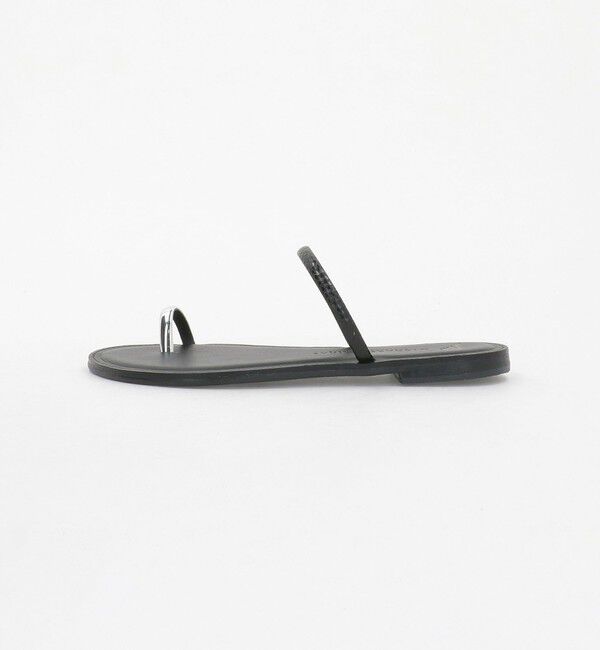 EMMEL REFINES「＜NICOLAS LAINAS＞フラット サンダル＜ Select by EMMEL REFINES ＞」|サンダル|BLACK