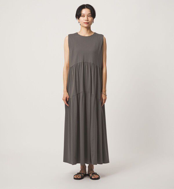 UNITED ARROWS green label relaxing「［size SHORTあり］カット ティアード ワンピース」|ワンピース|