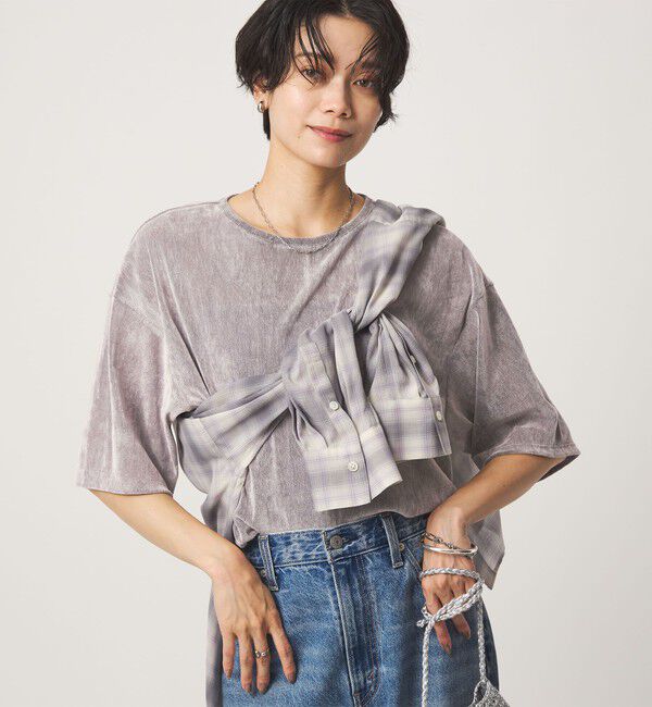UNITED ARROWS green label relaxing「シアーフロッキー ショートスリーブ Tシャツ」|Tシャツ・カットソー|