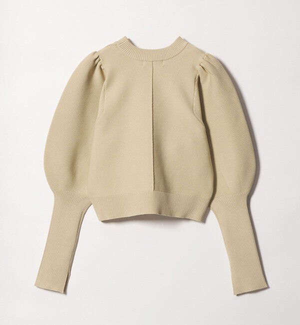 EMMEL REFINES「＜EMMEL REFINES＞EM HW パフスリーブ ガーター ニット プルオーバー」|ニット・セーター|