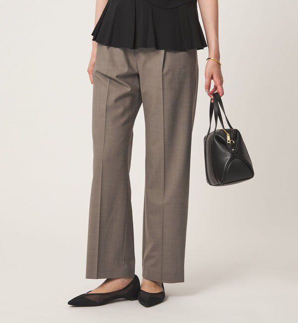 UNITED ARROWS green label relaxing「［size SHORT/TALLあり］カチリラ ストレート パンツ ウォッシャブル ストレッチ」|スラックス|MOCA