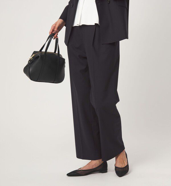 UNITED ARROWS green label relaxing「［size SHORT/TALLあり］カチリラ ストレート パンツ ウォッシャブル ストレッチ」|スラックス|