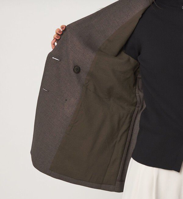 UNITED ARROWS green label relaxing「ネップツイル ベルト ジレ マシンウォッシャブル」|ベスト・ジレ|