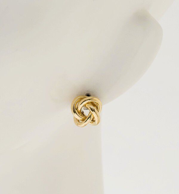 UNITED ARROWS green label relaxing「ラウンド ノット ピアス」|ピアス|