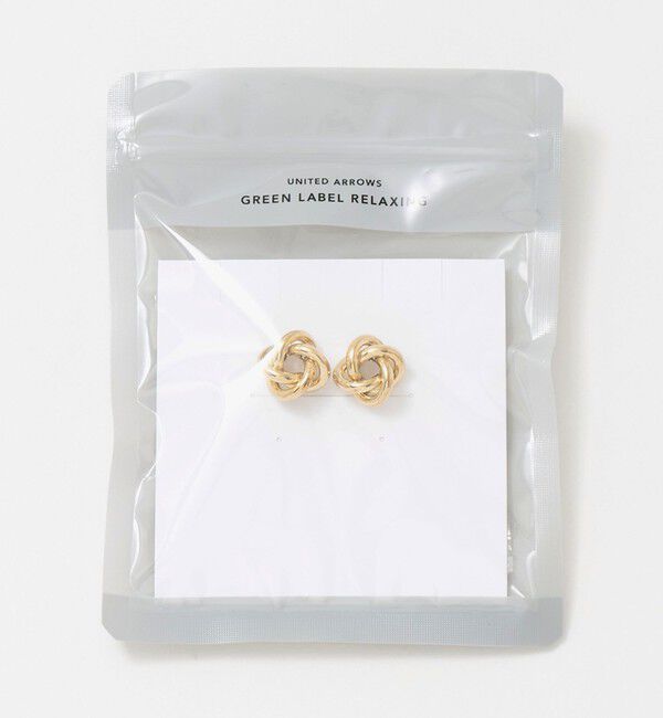 UNITED ARROWS green label relaxing「ラウンド ノット ピアス」|ピアス|