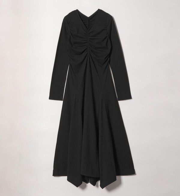 EMMEL REFINES「＜EMMEL REFINES＞EM ギャザー ヘム カット ワンピース」|ワンピース|