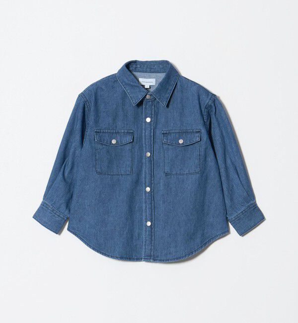 UNITED ARROWS green label relaxing「デニム シャツ / キッズ 100cm-160cm」|シャツ・ブラウス|