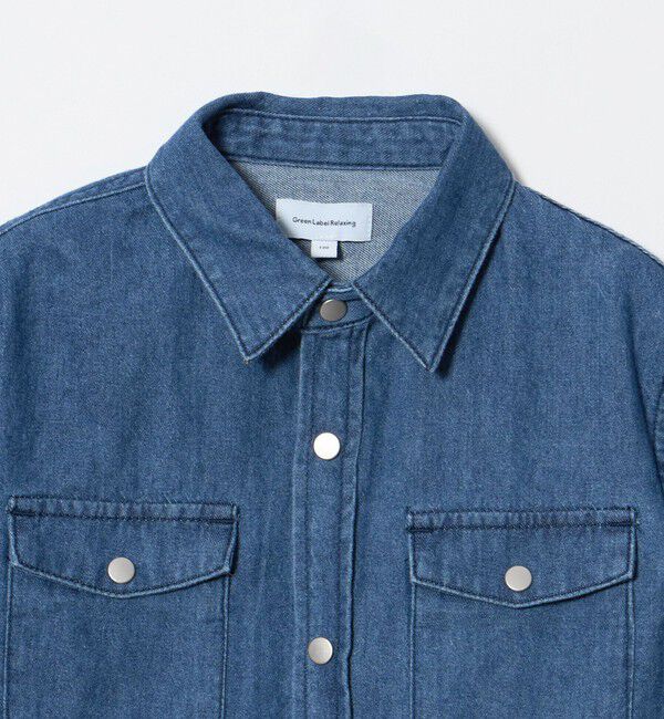 UNITED ARROWS green label relaxing「デニム シャツ / キッズ 100cm-160cm」|シャツ・ブラウス|