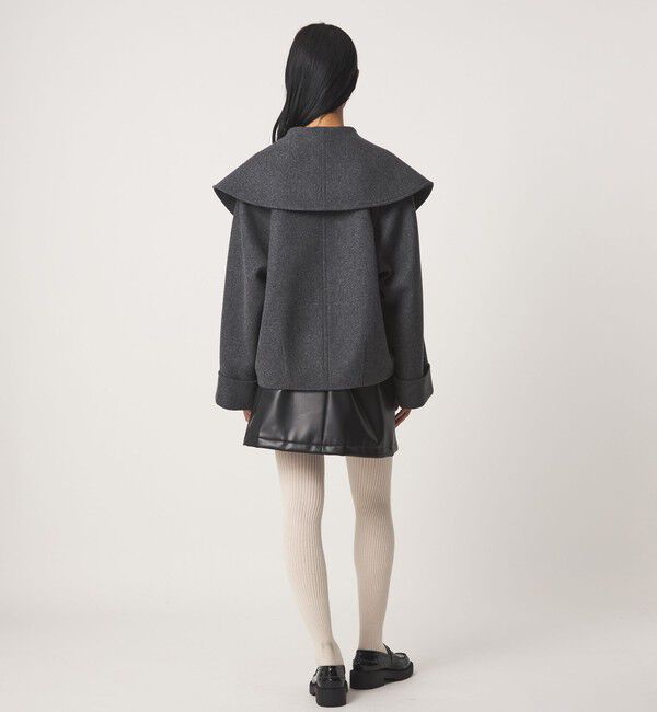 EMMEL REFINES「＜EMMEL REFINES＞EM ビッグカラー ショートコート」|その他|