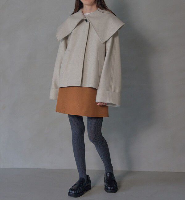 EMMEL REFINES「＜EMMEL REFINES＞EM ビッグカラー ショートコート」|その他|