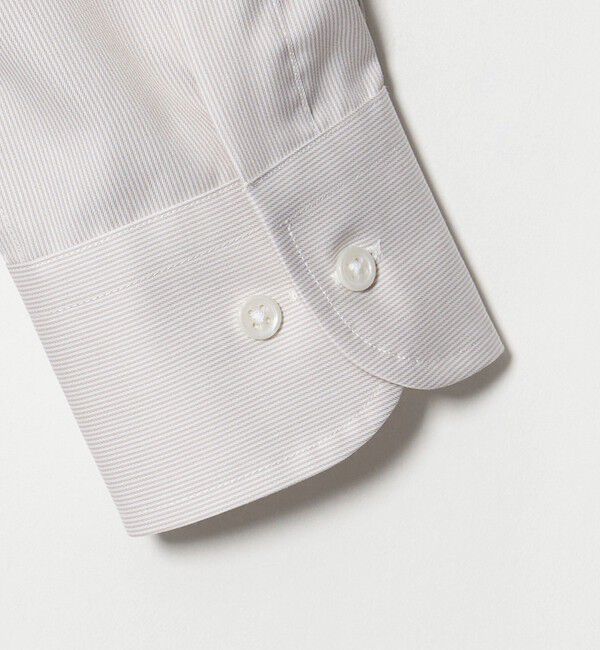 UNITED ARROWS green label relaxing「コットン ナローストライプ ワイドカラー ドレスシャツ -イージーアイロン-」|シャツ・ブラウス|